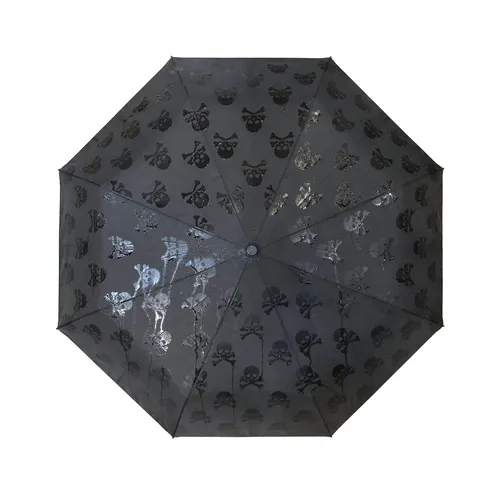 Suck UK Skull Umbrella Black Umbrella Compact Umbrellas for