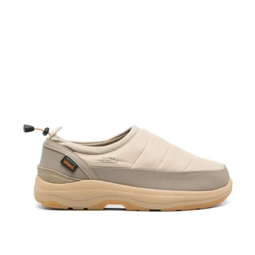 Suicoke , Beige Slip-On Sneakers with Padded Design ,Beige male, Sizes: