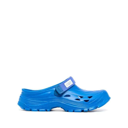 Suicoke , Blue MOK Touch-Strap Sandals ,Blue male, Sizes: