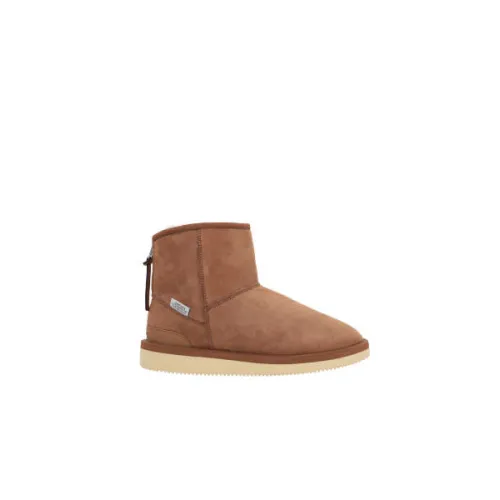 Suicoke , Brown Shearling Boots ,Brown female, Sizes: