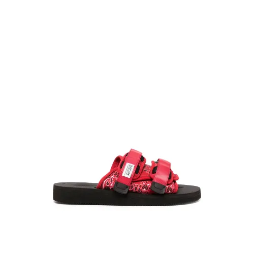 Suicoke , RD Red Moto Cab Pt02 Sandals ,Brown male, Sizes: