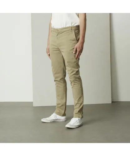 Suit Mens Chino Trousers in Khaki