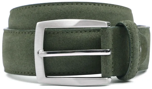 Suitable Belt Suede Dark Green Green