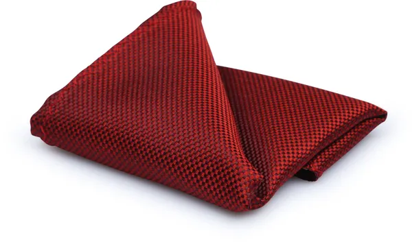 Suitable Silk Pocket Square Red