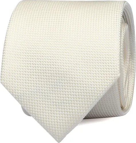 Suitable Silk Tie Ecru Beige Off-White