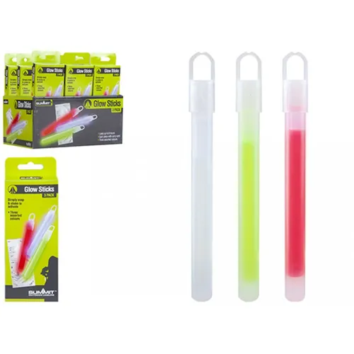 Summit 4 Inch Glow Sticks - 3 Pack