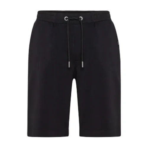 Sun68 , Cotton Bormuda Shorts ,Black male, Sizes: