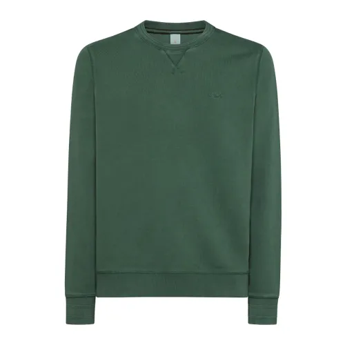 Sun68 , Crewneck Sweatshirt ,Green male, Sizes: