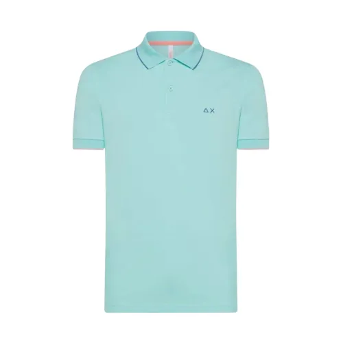Sun68 , Sun68 T-shirts and Polos ,Blue male, Sizes: