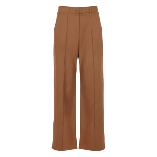 Suncoo , Camel Pants ,Brown female, Sizes: