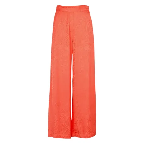 Suncoo , Classic Black Trousers ,Orange female, Sizes: