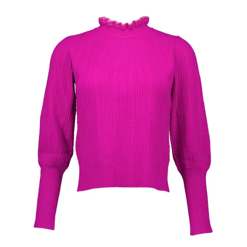 Suncoo , Fuchsia Sweater ,Pink female, Sizes: