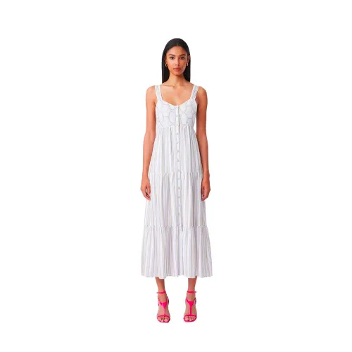 Suncoo , Maxi Dresses ,White female, Sizes: