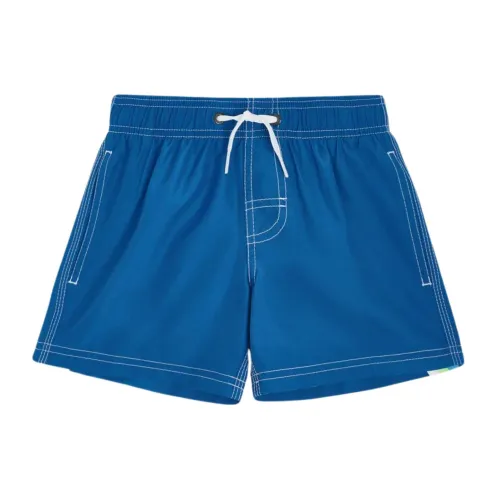 Sundek , Blue Rainbow Kids Swimwear ,Blue male, Sizes: