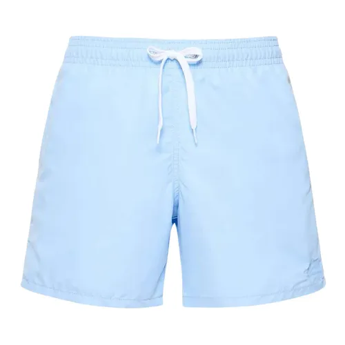 Sundek , Light Blue Swim Shorts ,Blue male, Sizes: