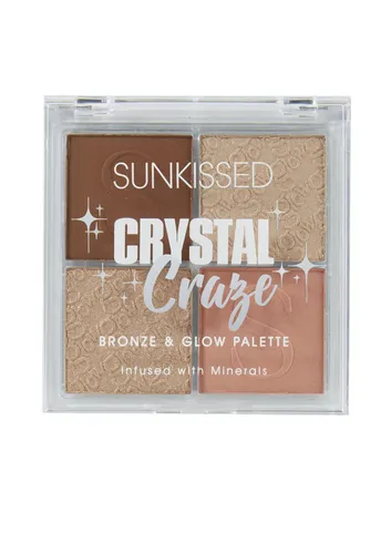 Sunkissed Crystal Craze Bronze & Glow Palette - Infused with Minerals - 4 x 3.8g