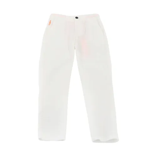 Suns , Cotton Long Pants ,White unisex, Sizes: