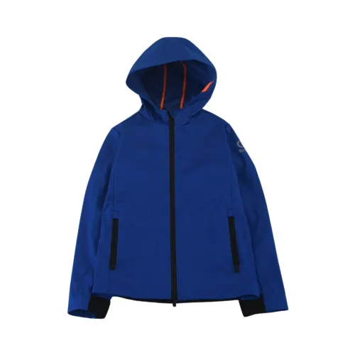 Suns , Lightweight Hooded Fullzip Jacket ,Blue male, Sizes: