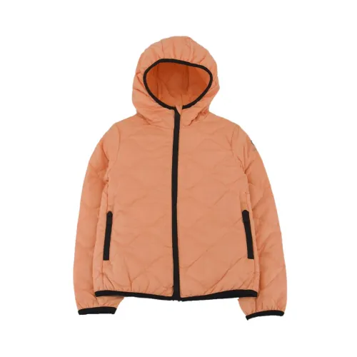 Suns , Quilted Lightweight Hooded Jacket ,Orange male, Sizes: