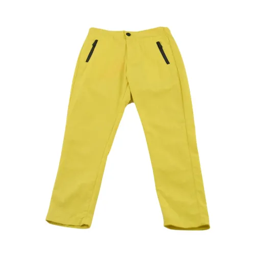Suns , Regular Pants with Double Waist Pockets ,Yellow male, Sizes: