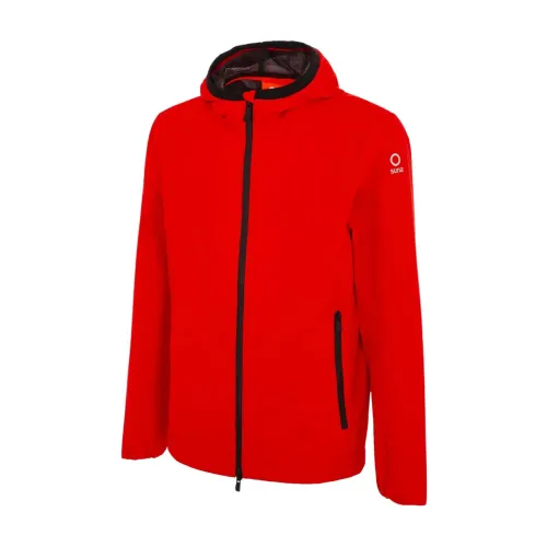 Suns , Stylish Jackets for Men ,Red male, Sizes: