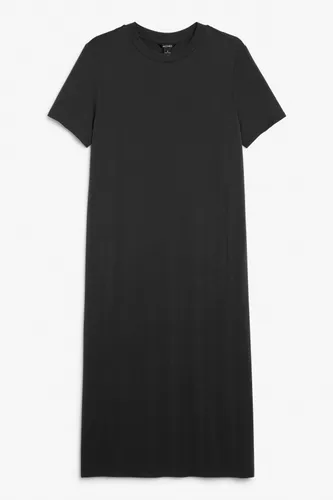 Super soft t-shirt dress - Black