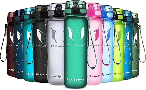 Super Sparrow Sports Water Bottle - 1000ml - Non-Toxic BPA
