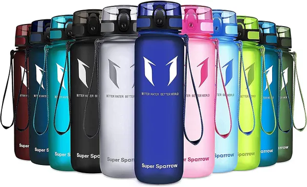 Super Sparrow Sports Water Bottle - 350ml - Non-Toxic BPA &
