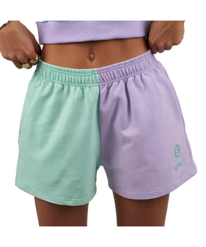 Superb Be Happy RSC-S2104 WoMens sports shorts - Green Cotton