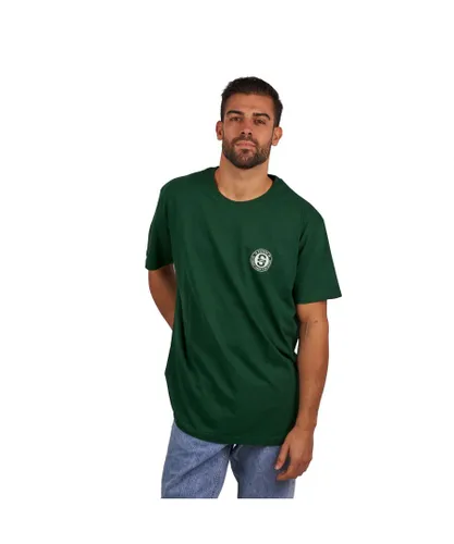 Superb Mens Basic Oversize short sleeve t-shirt SPRBCO-002 - Green Cotton