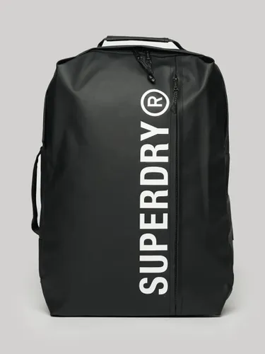 Superdry 25 Litre Tarp Backpack, Black/Optic - Black/Optic - Male