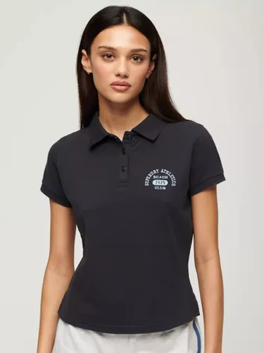 Superdry 90s Fitted Polo Shirt - Eclipse Navy - Female