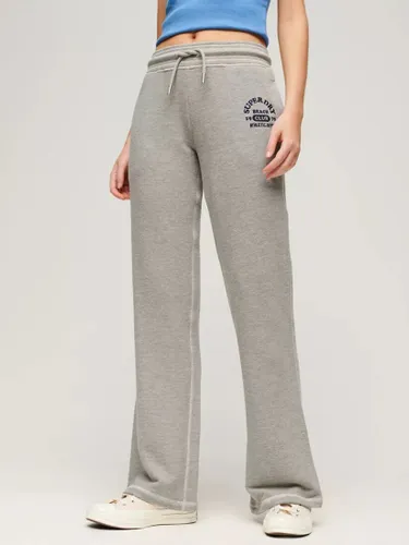 Superdry Athletic Essentials Low Rise Flare Joggers - Grey Marl - Female