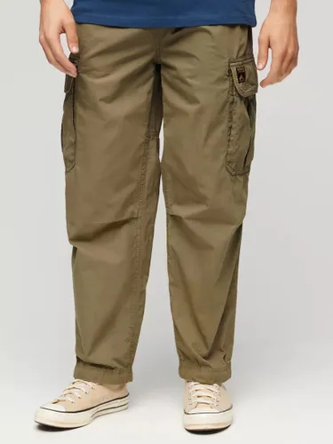 Superdry Baggy Parachute Pants - Fort Taupe - Male - Size: W36/L32