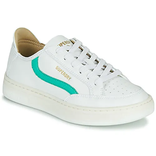 Superdry  BASKET LUX LOW TRAINER  women's Shoes (Trainers) in White