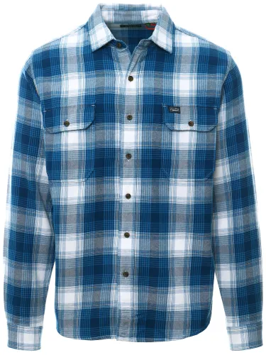 Superdry Blue Twill Check Vintage Trailsman Shirt
