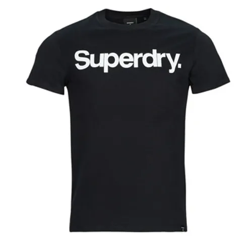 Superdry  CL TEE  men's T shirt in Black