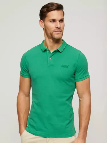 Superdry Destroyed Polo Shirt - Retro Green - Male