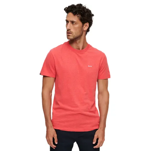 Superdry Essential Small Logo T-Shirt - Coral Marl