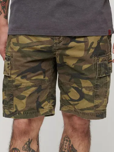 Superdry Heavy Camouflage Print Cargo Shorts, Multi - Multi - Male