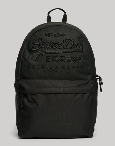 Superdry heritage montana backpack in black