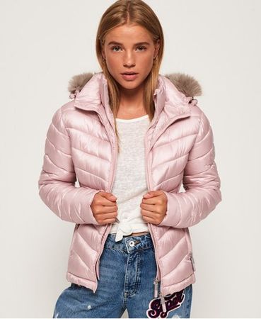 Superdry Hooded Luxe Chevron Fuji Jacket