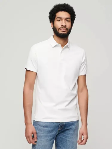 Superdry Jersey Polo Shirt - Optic - Male