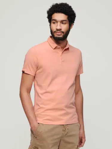 Superdry Jersey Polo Shirt - Pink - Male