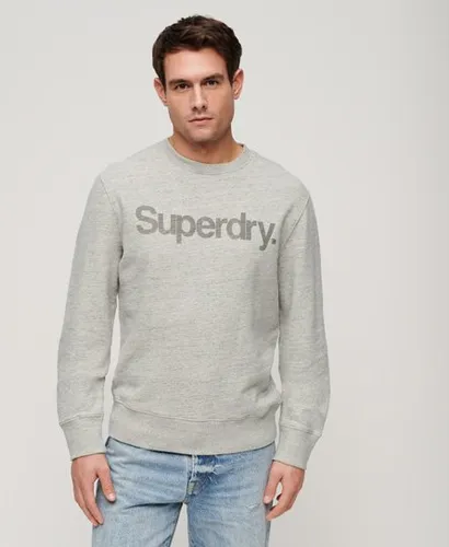 Superdry Men's City Loose Crew Sweatshirt Grey / Athletic Grey Marl