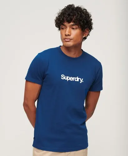 Superdry Men's Core Logo Classic T-Shirt Blue / Elite Blue