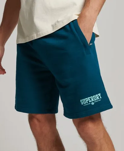 Superdry Men's Core Sport Shorts Blue / Sailor Blue