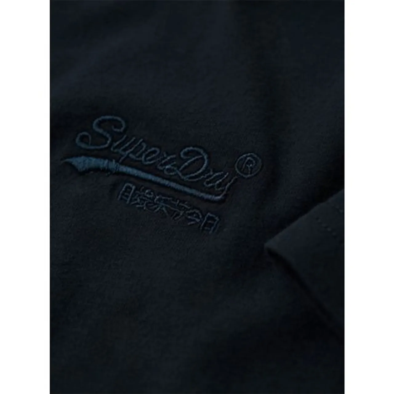 Superdry Mens Eclipse Navy Vintage Logo Embroidered T-Shirt