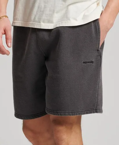 Superdry Men's Men's Classic Vintage Mark Shorts, Dark Grey