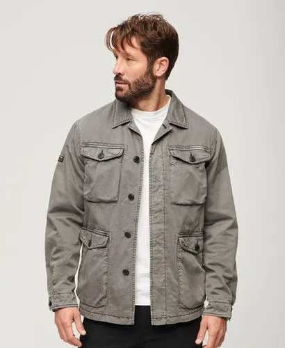 Superdry Men's Military M65 Lightweight Jacket Grey / Washed Charcoal
